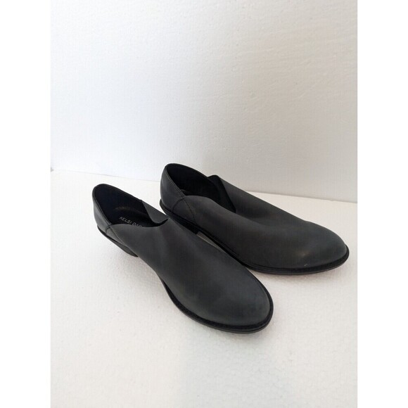 Kelsi Dagger Brooklyn Boots Womens Size 8.5 Gray Kenmare Soft Leather Heel Edgy - Picture 2 of 9